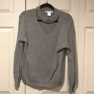 Gray sweater